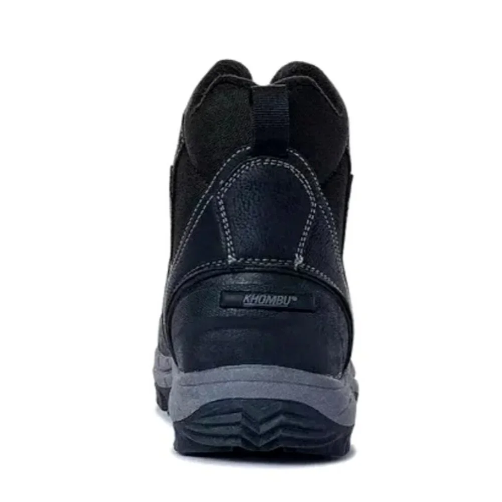 Khombu 10 Boots Men Mason Outdoor Waterproof Rugged Slip-on Winter Snow Shoes